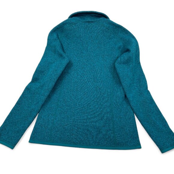 Patagonia Fleece Turquoise Zip Collar Pullover Sweater Jacket Women's Small - Picture 6 of 10
